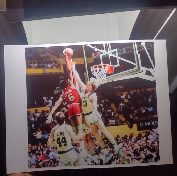 NEW! JULIUS ERVING DR.J SIXERS 8.5x11 ULTRA GLOSSY OLD SCHOOL SLAM DUNK💥POSTER! - Picture 7 of 7
